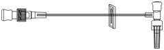 ICU Medical IV Extension Set Small Bore 7 Inch Tubing - Case of 50 - B1537-CS