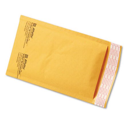 Sealed Air Jiffylite Self-Seal Bubble Mailer, #00, Barrier Bubble Air Cell Cushion, Self-Adhesive Closure, 5 x 10, Brown Kraft, 250/CT - CT/1 - SEL-39091-CT