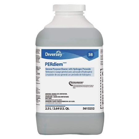 Lagasse Diversey™ PERdiem™ Surface Disinfectant Cleaner Peroxide Based J-Fill® Dispensing Systems Liquid Concentrate 2.5 Liter Bottle Unscented NonSterile - Case of 2 - DVS95613252-CS