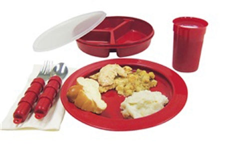 Alimed Dining Set Redware™ Red Reusable - Pack of 1 - 2970010883-PK