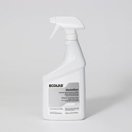 EcoLab Medallion™ Stainless Steel Cleaner Oil Based Pump Spray Liquid 32 oz. Bottle Alcohol Scent NonSterile - Case of 6 - 6118424-CS