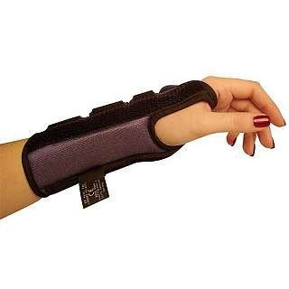 Patterson Medical Supply Wrist Support Core Reflex Neutral Position Rubber Right Hand Black Medium - Each - 788302-EA