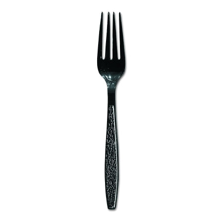 RJ Schinner Co Fork Regal™ Heavy Weight Black Polystyrene - Case of 1000 - GDR5FK-0004-CS