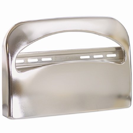 Georgia Pacific Toilet Seat Cover Dispenser Safe-T-Gard™ Chrome Metal Manual Pull Wall Mount - Case of 12 - 57725-CS