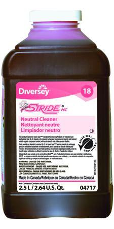 Lagasse Floor Cleaner Diversey™ Stride® Liquid 2.5 Liter Bottle Floral Scent Manual Pour - Case of 2 - DVS904717-CS