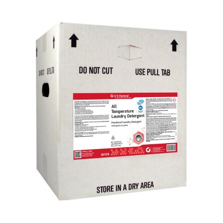 US Chemical Laundry Detergent All Temperature 50 lbs. Box Powder Floral Scent - Box of 1 - 057476.-BX