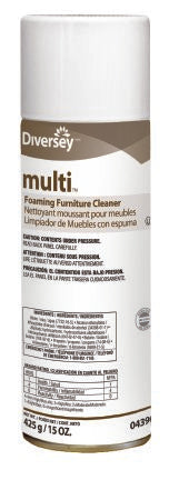 Lagasse Diversey™ multi™ Surface Cleaner Oil Based Aerosol Spray Foaming 15 oz. Can Lemon Scent NonSterile - Case of 12 - DVO904390-CS