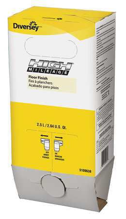 Lagasse Floor Finish Diversey™ High Mileage® Liquid 2.5 Liter Bag-in-Box Scented - Case of 6 - DVS95109638-CS