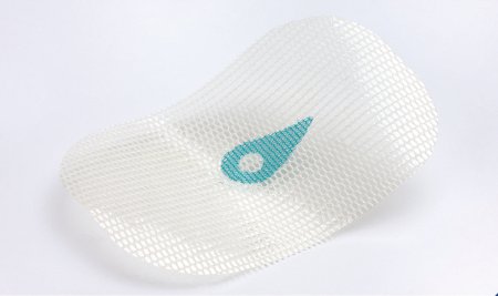 Medtronic MITG Ventral Hernia Repair Mesh Symbotex™ Partially Absorbable Knitted Polyester Monofilament 20 X 25 cm Rectangle Style - Box of 1 - SYM2520-BX