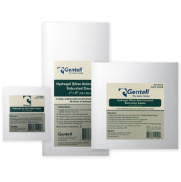 Gentell Silver Hydrogel Dressing Hydrogel Ag+ 4 X 4 Inch Square - Case of 30 - GEN-11420C-CS