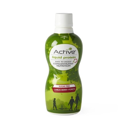 Medline Oral Supplement Active® Citrus Berry Punch Flavor Liquid 32 oz. Bottle - Case of 4 - ENT693SFCB-CS