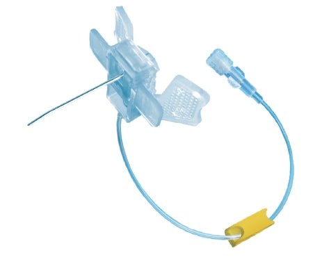 Kawasumi Laboratories Huber Infusion Set K-Shield Advantage® 19 Gauge 3/4 Inch 8 Inch Tubing Without Port - Case of 100 - PA03090-CS