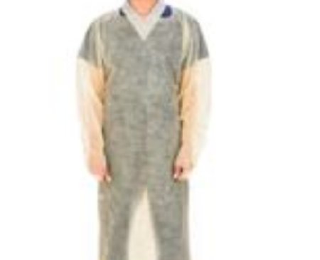 Cardinal Protective Procedure Gown One Size Fits Most Yellow NonSterile Not Rated Disposable - Each - 1110PG-EA