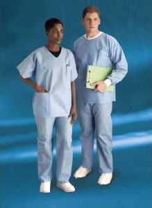 Cardinal Scrub Pants Straight Leg X-Large Blue Unisex - Case of 60 - 23604PE-CS