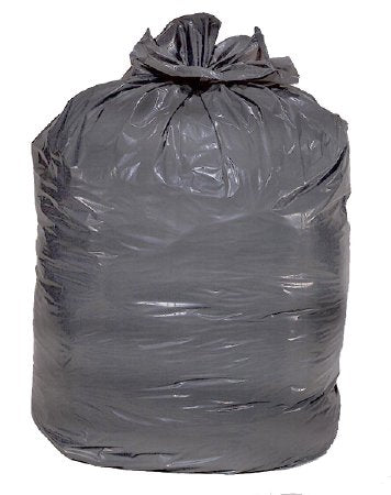 Colonial Bag Corp Trash Bag Colonial Bag Super Hex 56 gal. Gray LLDPE 1 mil 43 X 47 Inch X-Seal Bottom Coreless Roll - Case of 1 - CRG4715EQ-CS