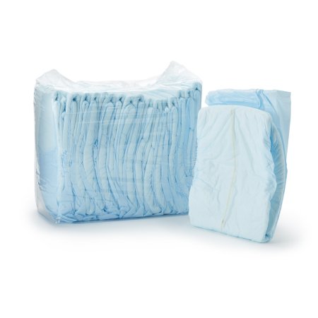 Cardinal Unisex Adult Incontinence Brief Wings™ Plus Large Disposable Heavy Absorbency - Bag of 18 - 60034-BG