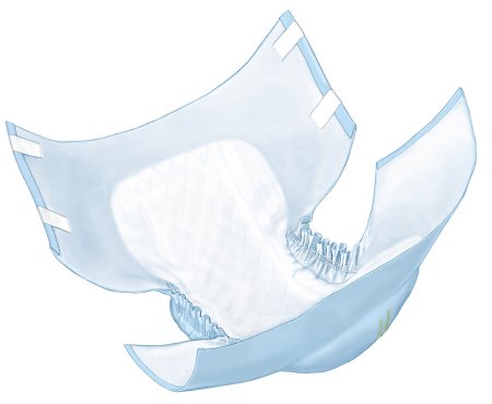 Cardinal Unisex Adult Incontinence Brief Simplicity™ Large Disposable Moderate Absorbency - Bag of 18 - 60044A-BG