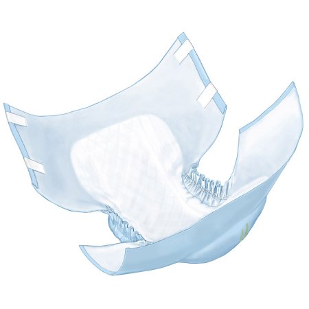Cardinal Unisex Adult Incontinence Brief Simplicity™ X-Large Disposable Moderate Absorbency - Bag of 15 - 60045-BG