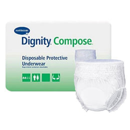 Hartmann Unisex Adult Absorbent Underwear Dignity® Compose® Pull On with Tear Away Seams 2X-Large Disposable Heavy Absorbency - Case of 48 - 55790-CS