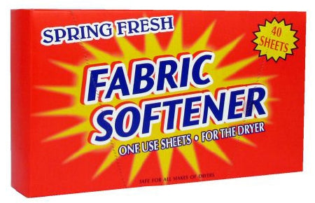 US Chemical Dryer Sheet Spring Fresh 40 Count Box Sheet Spring Fresh Scent - Box of 40 - 063073.-BX