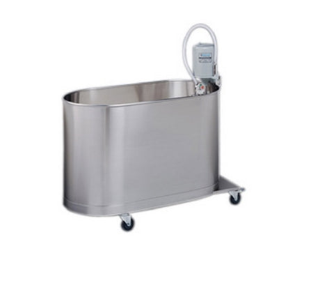 Fabrication Enterprises Extremity Mobile Whirlpool Tub Whitehall® Silver Stainless Steel - Each - 42-1245-EA
