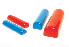 Alimed Skillbuilders® Therapy Exercise Half Roll Blue Foam 2 X 4 X 18 Inch - Each - 2970000505-EA