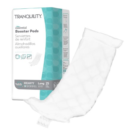 Principle Business Enterprises Booster Pad Tranquility® Essential 4-1/4 X 15 Inch Heavy Absorbency Superabsorbant Core Long - Case of 200 - 2762-CS