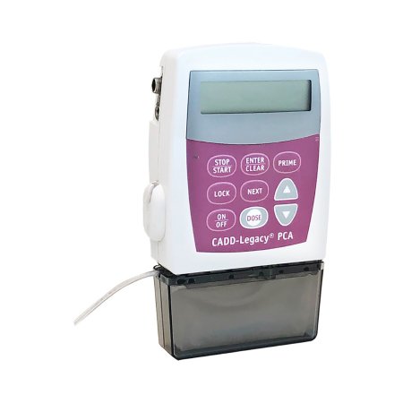 Smiths Medical ASD, Inc. Ambulatory Infusion Pump CADD-Legacy® PCA 6300 2 Alkaline AA Batteries; AC Adapter NonWireless 0 to 9,999 mL Volume LCD - Each - 21-6300-51-EA