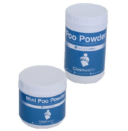 Phillips Environmental dba Cleanwaste Solidifier Poo Powder® 21 oz. Screw Lid Plastic Container 120 Scoops - Each - D105POW-EA