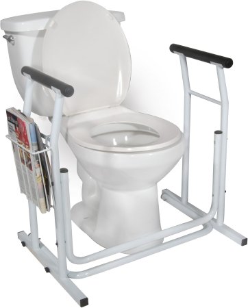 Drive Medical Toilet Safety Rail drive™ White - Case of 2 - RTL12079-CS