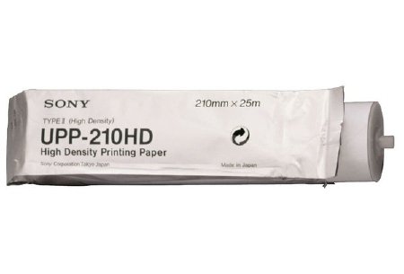Precision Charts Diagnostic Recording Paper Sony® Thermal Paper 210 mm X 25 Meter Roll Without Grid - Box of 5 - UPP210HD-BX