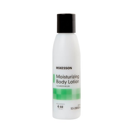 McKesson Hand and Body Moisturizer McKesson 4 oz. Bottle Cucumber Melon Scent Lotion - Case of 48 - 53-28002-4-CS