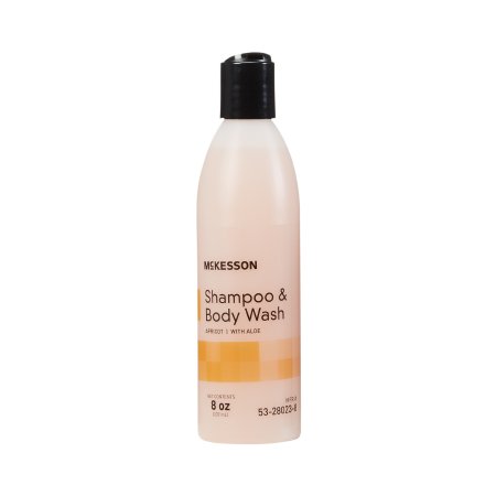 McKesson Shampoo and Body Wash McKesson 8 oz. Flip Top Bottle Apricot Scent - Case of 48 - 53-28023-8-CS