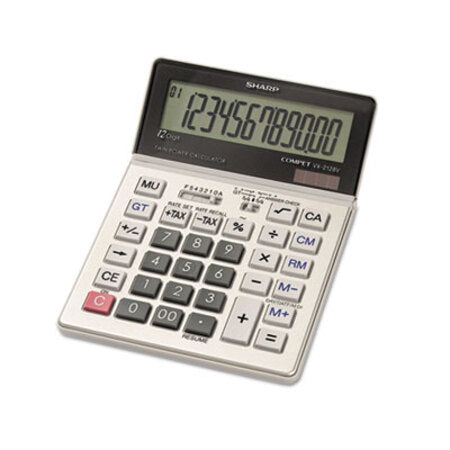 Sharp® VX2128V Commercial Desktop Calculator, 12-Digit LCD - Each - SHR-VX2128V-EA