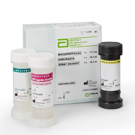 Abbott Immunoassay Reagent Architect™ Infectious Disease HIV Ag/Ab Combo For Architect ci6200 Analyzer 500 Tests - Each - 02P3635-EA