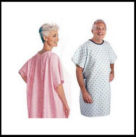 Salk Inc Patient Exam Gown Snap Wrap™ One Size Fits Most Geometric Print Reusable - Each - 500MP-EA