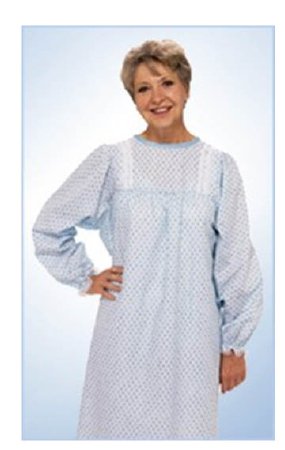 Salk Inc Patient Exam Gown TieBack™ One Size Fits Most Geometric Print Reusable - Each - 550MP-EA