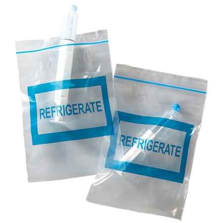 Health Care Logistics Reclosable Refrigerate Bag 6 X 8 Inch Plastic Clear Zipper Closure - Pack of 100 - 9421-PK