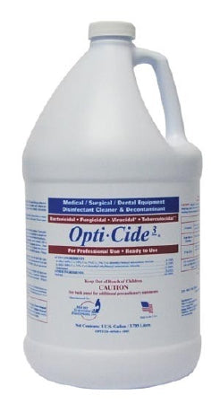 Micro Scientific Industries Opti-Cide3® RI Surface Disinfectant Cleaner Broad Spectrum Manual Pour Liquid 1 gal. Jug Alcohol Scent NonSterile - Case of 4 - OPTI128RI-CS