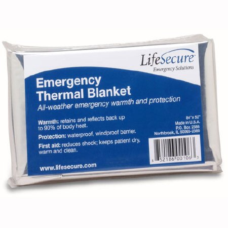 LifeSecure Thermal Blanket LifeSecure™ 54 X 84 Inch - Pack of 30 - 70200-PK