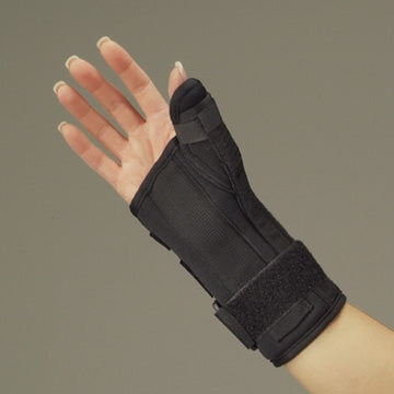 DeRoyal Wrist / Thumb Splint DeRoyal® Foam Right Hand Black 2X-Large - Each - A125209-EA