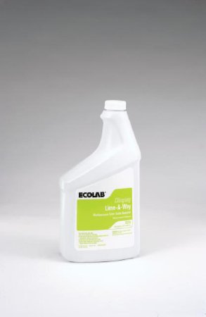 EcoLab Lime Scale Remover Clinging Lime-A-Way 32 oz. Bottle Liquid Unscented - Case of 6 - 6115210-CS