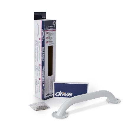 Drive Medical Grab Bar drive™ White Steel - Case of 3 - RTL12012-CS