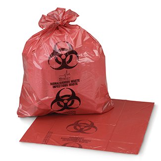 Medegen Medical Products LLC Biohazard Waste Bag Medegen Medical Products 44 gal. Red Bag Polyethylene 38 X 45 Inch - Case of 100 - F169-CS