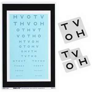Good-Lite Eye Chart Good-Lite® 10 Foot Distance Acuity Test - Each - 904031-EA