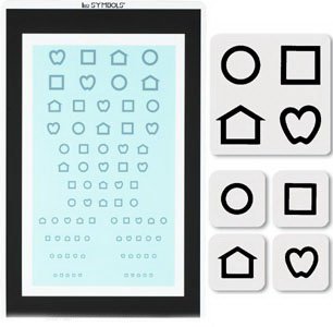 Good-Lite Preschool Eye Test Chart Good-Lite® 10 Foot Distance Acuity Test - Each - 904025-EA