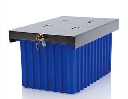 Health Care Logistics Cold Storage Box X-Large 9-1/4 X 11-1/4 X 17-3/8 Inch Stainless Steel, Styrene - Each - 3692B-EA