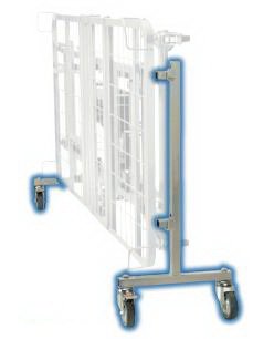 Span America Bed Transport Dollies Set For Advantage, Rexx and Rexx Fast Models - Each - Q6587-EA
