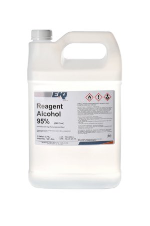EK Industries Inc Chemistry Reagent Alcohol ACS Grade 95% 1 gal. - Case of 4 - 1201-GAL-CS