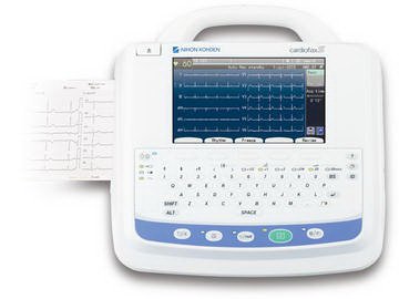 Nihon Kohden America Electrocardiograph Cardiofax® S AC Power LCD Display Stress - Each - ECG-1250A-EA
